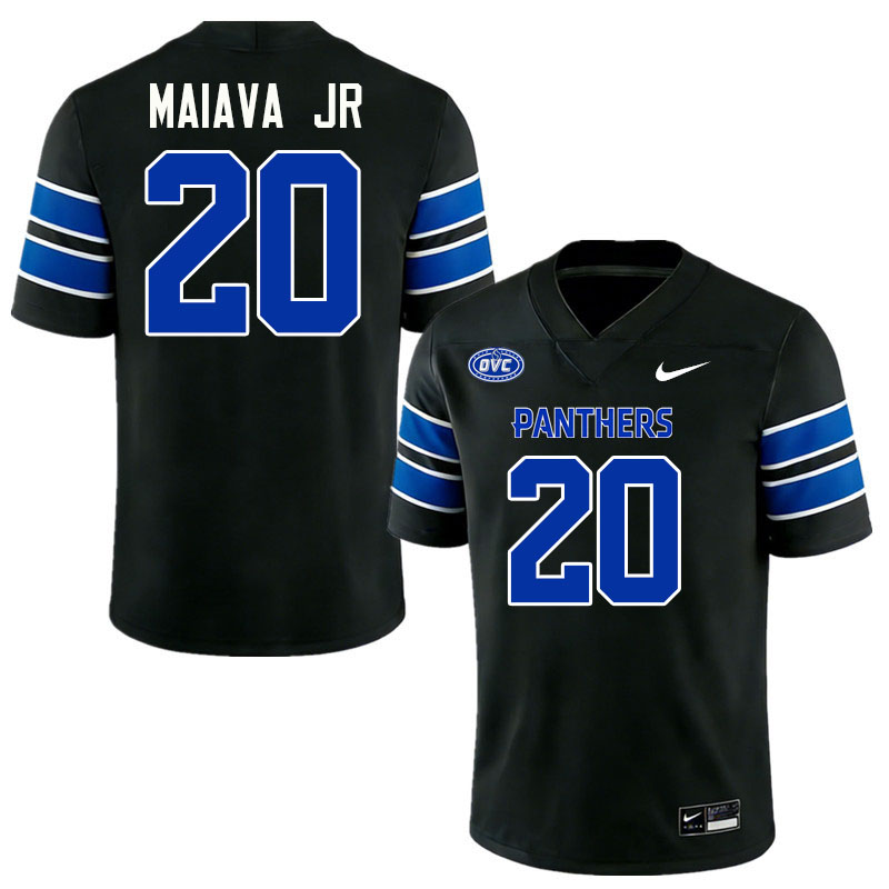 Eastern Illinois Panthers #20 Saipeti Maiava Jr College Football Jerseys,Uniforms-Black